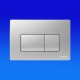 PLACA DUBLA COMANDA 215X145 SATIN CROM. MECANICA PLACA DUBLA COMANDA 215X145 SATIN CROM. MECANICA