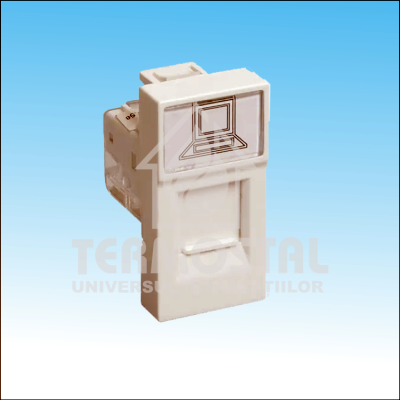 PRIZA CALCULATOR РК-ФБ RJ45 CAT.5 (ALB) FORTUNA