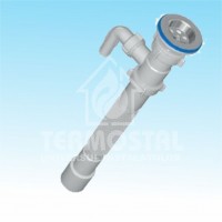 SIFON LAVOAR GOFRAT 1 1/2"*45/50 CU RACORD MASINA DE SPALAT G108