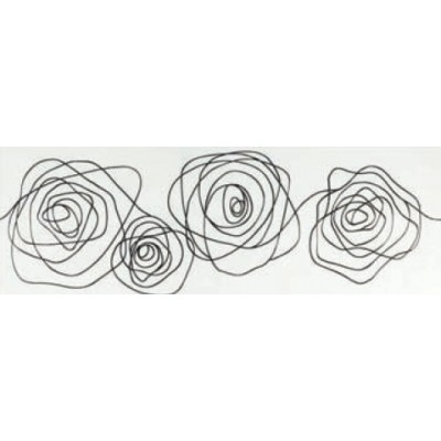 DECOR VOGUE BIANCO INSERTO ROSE20X60 DECOR VOGUE BIANCO INSERTO ROSE20X60