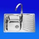 CHIUVETA INOX DREPTUNGHI 78 48 0,8 FB RIFLATA STINGA CU SIFON CHIUVETA INOX DREPTUNGHI 78 48 0,8 FB RIFLATA STINGA CU SIFON