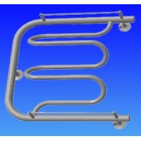 RAD.BAIE INOX FOXTROT SERPENTINA CURBA 500/500,1''