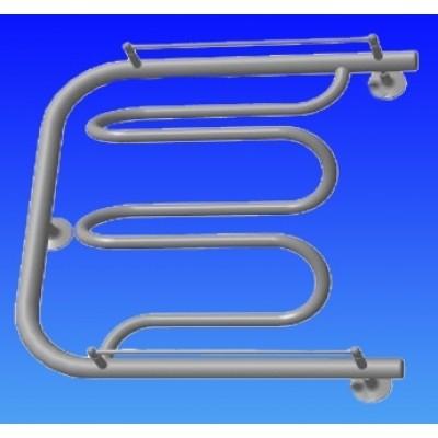 RAD.BAIE INOX FOXTROT SERPENTINA CURBA 500/500,1''