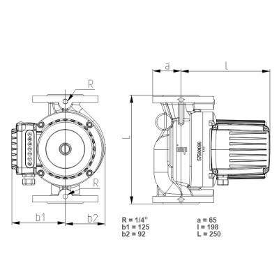 POMPA CIRC. GHN basic 40-70 F 3x400V DN40 POMPA CIRC. GHN basic 40-70 F 3x400V DN40