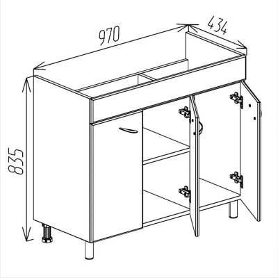 DULAP DALAS ALB CU LAVOAR ATRIA 1000, LAVOAR APLICAT SANOVIT ATRIA 1000X455X160 DULAP DALAS ALB CU LAVOAR ATRIA 1000, LAVOAR APLICAT SANOVIT ATRIA 1000X455X160