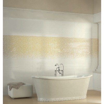 Faianta Diva Fascia Gocce Oro 12,5x76