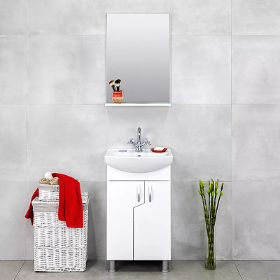 DULAP MIDAS ALB CROM, LAVOAR APLICAT CERSANIT CERSANIA 500X385X165 DULAP MIDAS ALB CROM, LAVOAR APLICAT CERSANIT CERSANIA 500X385X165