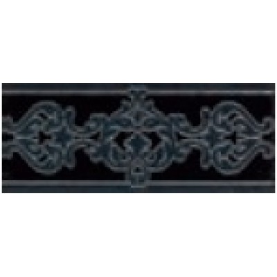 FRIZ VOGUE LISTELLO ARABESCATO NERO 8X20 FRIZ VOGUE LISTELLO ARABESCATO NERO 8X20