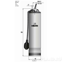 POMPA SUBMERSIBILA 5" MPS 304, 0,55kW, lungime cablu 15m