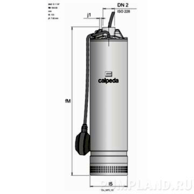 POMPA SUBMERSIBILA 5" MPS 304, 0,55kW, lungime cablu 15m POMPA SUBMERSIBILA 5" MPS 304, 0,55kW, lungime cablu 15m