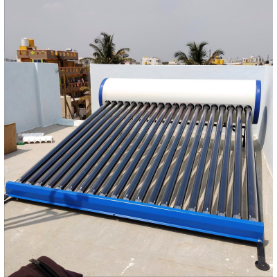 COLECTOR SOLAR 18 TUB PRESURIZAT CU REZERVOR 180LT CU SUPORT ACOPERIS