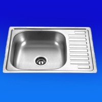 CHIUVETA INOX DREPTUNGHI 66 42 0,8 FB RIFLATA DREAPTA CU SIFON