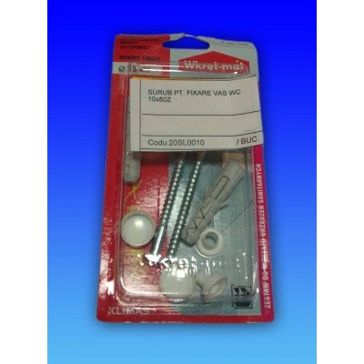 SURUB PT. FIXARE VAS WC 10x80Z SURUB PT. FIXARE VAS WC 10x80Z