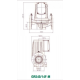 POMPA CIRCULATIE GRS40/14F-M POMPA CIRCULATIE GRS40/14F-M