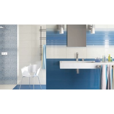 DECOR MAISON INSERTO RIGHE PERLA 25X50