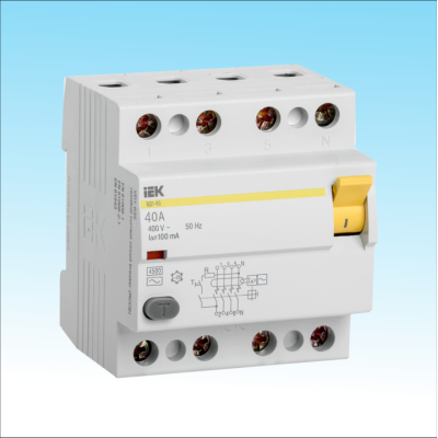 INTRERUPATOR DIFERENTIAL ВД1-63 4Р 40А 100МА