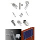 SET DE FIXARE PE ACOPERIS INCLINAT P/U 3 BATERII SOLARE SET DE FIXARE PE ACOPERIS INCLINAT P/U 3 BATERII SOLARE