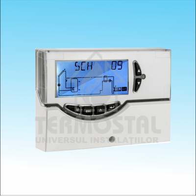 REGLATOR SOLAR ELIOS MIDI (3 intr, 2 ies) 144x96 mm,230V,3NTC senz inc