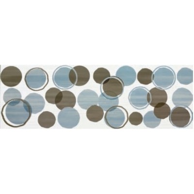 DECOR TRESOR INSERTO BOLLE TURCHESE 25X76 DECOR TRESOR INSERTO BOLLE TURCHESE 25X76