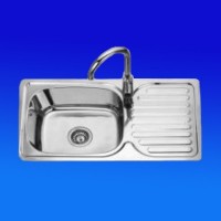 CHIUVETA INOX DREPTUNGHI 76 42 0,8 FB RIFLATA DREAPTA CU SIFON