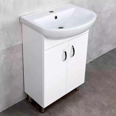 DULAP PENTRU BAIE PE PARDOSEALĂ BAYRO BRIS SUB LAVOAR ARTECO 550 ALB, LAVOAR SUSPENDAT CERSANIT ARTECO 550X440X150 DULAP PENTRU BAIE PE PARDOSEALĂ BAYRO BRIS SUB LAVOAR ARTECO 550 ALB, LAVOAR SUSPENDAT CERSANIT ARTECO 550X440X150