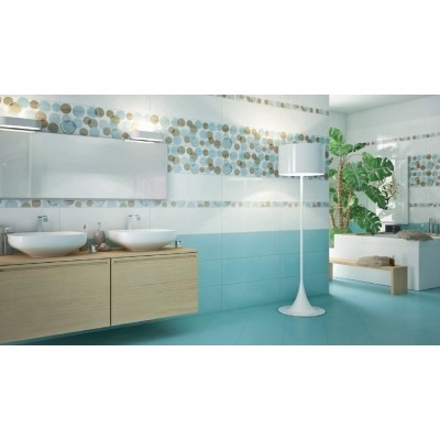 DECOR TRESOR INSERTO BOLLE ROSA 25X76