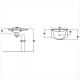 DULAP PENTRU BAIE PE PARDOSEALĂ BAYRO DALAS SUB LAVOAR ALBA 540 ALB, LAVOAR APLICAT SANOVIT ALBA 540X450X160 DULAP PENTRU BAIE PE PARDOSEALĂ BAYRO DALAS SUB LAVOAR ALBA 540 ALB, LAVOAR APLICAT SANOVIT ALBA 540X450X160