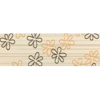 DECOR VOGUE FIORI ARRANCIO-MARRONE 20X60 – 9,5 MM