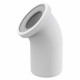 COT WC ALCAPLAST 45* A90-45 COT WC ALCAPLAST 45* A90-45