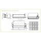 VENTILOCONVECTOR PRIN CANALE MFP-170WA 9,0 FR-13,5 KW CALD