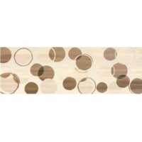 DECOR TRESOR INSERTO BOLLE BEIGE 25X76