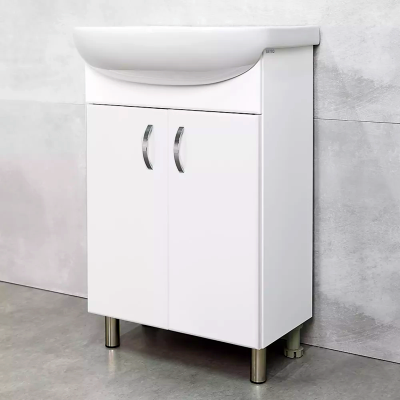 DULAP PENTRU BAIE PE PARDOSEALĂ BAYRO BRIS SUB LAVOAR ARTECO 550 ALB, LAVOAR SUSPENDAT CERSANIT ARTECO 550X440X150 DULAP PENTRU BAIE PE PARDOSEALĂ BAYRO BRIS SUB LAVOAR ARTECO 550 ALB, LAVOAR SUSPENDAT CERSANIT ARTECO 550X440X150