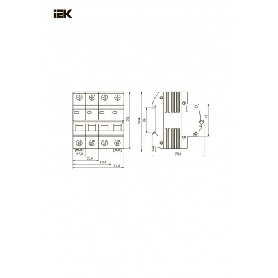 INTRERUP. AUTOMAT ВА-47-29М 2Р 40А 4,5КА C-TICA D