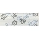 DECOR VOGUE INSERTO FIORI NERO-AZZURO 20X60