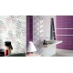 DECOR VOGUE INSERTO FIORI NERO-AZZURO 20X60