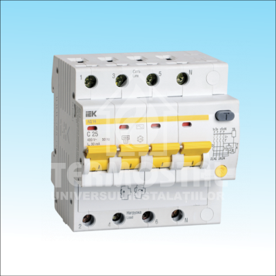 AUTOMAT DIFERENTIAL АД14 4Р 25А 30МА