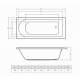 CADA DREAPTA BONITO HOME ELARA 1700X750 ACRIL FARA SUPORT CADA DREAPTA BONITO HOME ELARA 1700X750 ACRIL FARA SUPORT