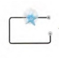PORT HIRTIE WC SIRMA CROMAT SI PLASTIC