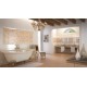 DECOR MAISON INSERTO FIORI AZUL 1/2/3 25X50