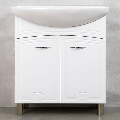 DULAP DECO ONE ALB CU LAVOAR ZENON 750, LAVOAR APLICAT SANOVIT ZENON 750X498X180 DULAP DECO ONE ALB CU LAVOAR ZENON 750, LAVOAR APLICAT SANOVIT ZENON 750X498X180