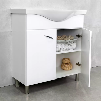 DULAP DALAS ALB CU LAVOAR ALBA 800, LAVOAR APLICAT SANOVIT ALBA 800X460X175 DULAP DALAS ALB CU LAVOAR ALBA 800, LAVOAR APLICAT SANOVIT ALBA 800X460X175