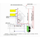CAZAN COMBUSTIBIL SOLID MCE AGRO V1 24KW CU PANOU COMANDA+VENTILATOR