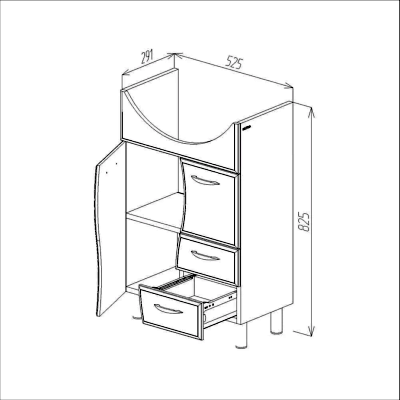 DULAP EDERA ALB CU LAVOAR LIBRA 600, (500175, D_), LAVOAR APLICAT CERSANIT LIBRA 600X460X195 DULAP EDERA ALB CU LAVOAR LIBRA 600, (500175, D_), LAVOAR APLICAT CERSANIT LIBRA 600X460X195
