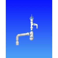SIFON LAVOAR ANI 1 1/4"*40 CU RACORD M/S FLEXIBIL 40X40/50 C 1315