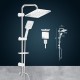 BARA DUS CU DIFUZOR SUS 250x250MM SI DIFUZ.95x120MM SUP.REGL.NEO CHROM BARA DUS CU DIFUZOR SUS 250x250MM SI DIFUZ.95x120MM SUP.REGL.NEO CHROM