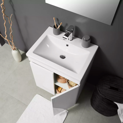 DULAP PENTRU BAIE PE PARDOSEALĂ BAYRO TREND DUO SUB LAVOAR COMO/MODUO 600,LAVOAR APLICAT CERSANIT COMO 600X450X165 ALB MAT DULAP PENTRU BAIE PE PARDOSEALĂ BAYRO TREND DUO SUB LAVOAR COMO/MODUO 600,LAVOAR APLICAT CERSANIT COMO 600X450X165 ALB MAT