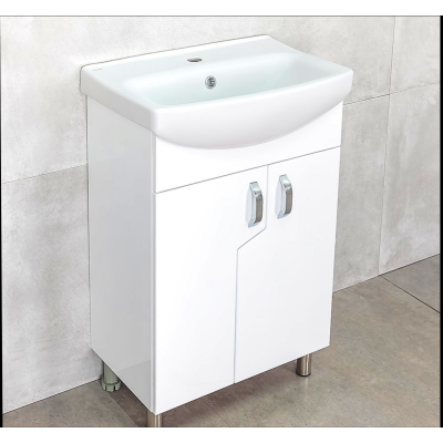 DULAP PENTRU BAIE PE PARDOSEALĂ BAYRO MIDAS SUB LAVOAR CERSANIA 550 ALB CROM, LAVOAR APLICAT CERSANIT CERSANIA 600X415X185 DULAP PENTRU BAIE PE PARDOSEALĂ BAYRO MIDAS SUB LAVOAR CERSANIA 550 ALB CROM, LAVOAR APLICAT CERSANIT CERSANIA 600X415X185