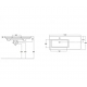 LAVOAR SANOVIT ISIK 1000x440x155MM PENTRU MOBILIER