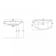 LAVOAR SAVONIT ZENON 86X50CM PENTRU MOBILIER
