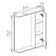 DULAP-OGLINDA BAYRO DALAS ALB 650x750 DREAPTA